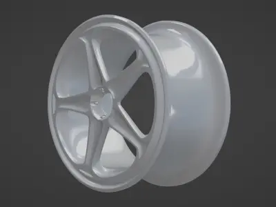 Advan RC2 Sport Car Rim 3D model