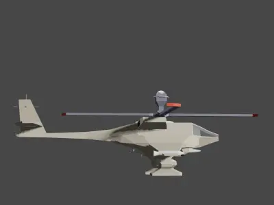 helicopter war 23 limit crush 2  3D model