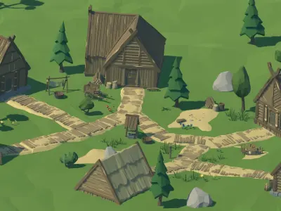 RPG Poly Pack - Lite Free low-poly 3D model