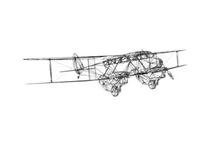 AIRCRAFT RAPIDE 3D model