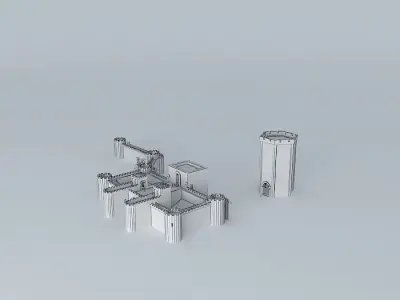 Castle Free 3D model 4
