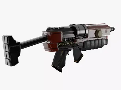 Tactical Weapon - Bull-P5 3D model