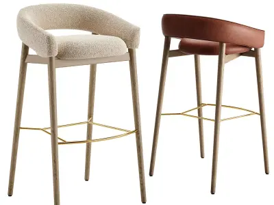 Dino Bar Stool 3D model