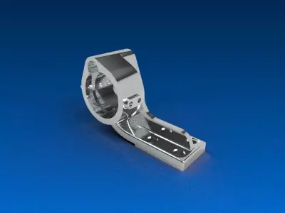 Bracket Pump Mechine MIlling 3D model
