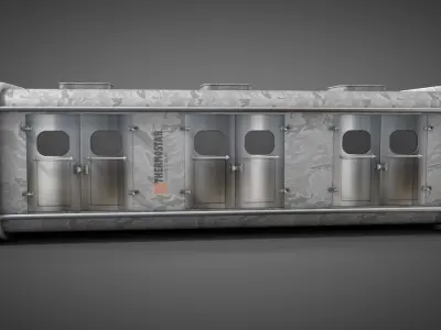 Deep Freeze Container 3D model