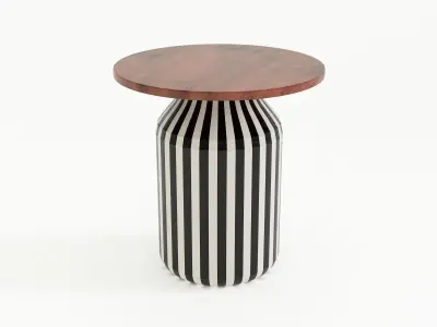Classic End Table 3D model