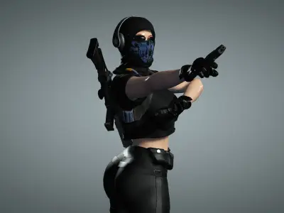 Ghost Low-poly 3D model purchase