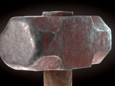 Old Sledgehammer 3D model