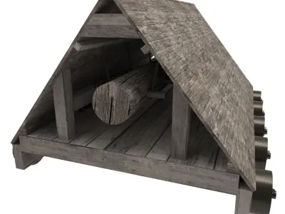 Battering Ram Low-poly 3D model