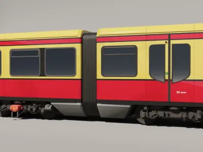 DB BR481 S-BAHN Low-poly 3D model