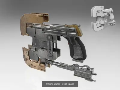 Sci-fi weapons collection 3D Model Pack purchase