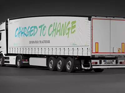 2025 Mercedes-Benz eActros 600 GigaSpace 3D model