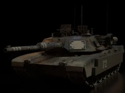 M1A2 Abrams SEP - TUSK 3D model