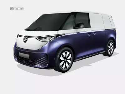 Volkswagen ID Buzz cargo 2023 Low-poly 3D model