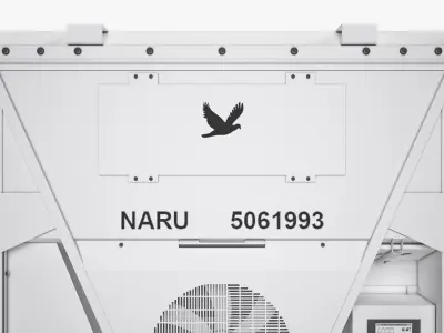 40 ft Refrigerated Shipping Container 3D model