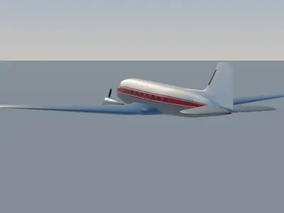 Dc-3 Mea demo Free 3D model