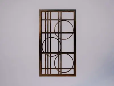 Bronze Wall Decoration Free low-poly 3D model