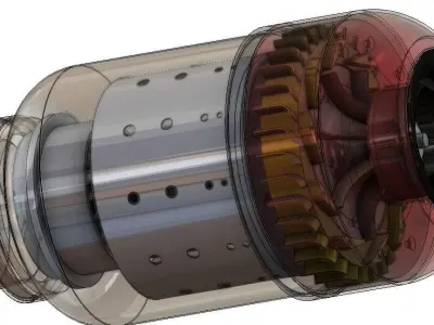 engine 3D model