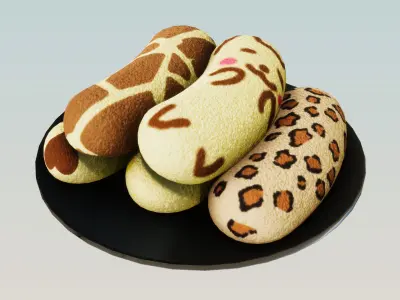 Japanese Food Vol - 2 Low-poly 3D model