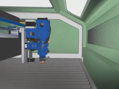 CNCLaserRTJ1390M cnc laser engraving machine 3D model