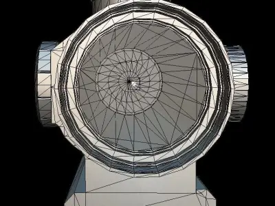 Leupold VX-Freedom RDS Low-poly 3D model