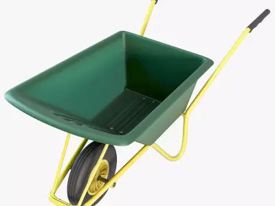 Garden Wheelbarrow 3D model