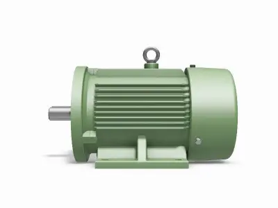 100L B34b Left IEC electric motor - 3D CAD model 3D model