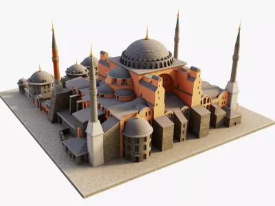 Hagia Sophia 3D model by marlene008