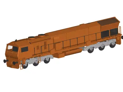 locomotive  3D model order