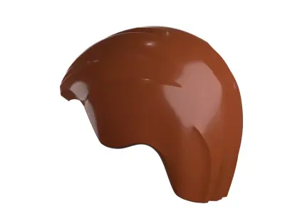 Custom3Dprint Minifigure Accessory - Minifigure Hair S2 - 009 3D print model