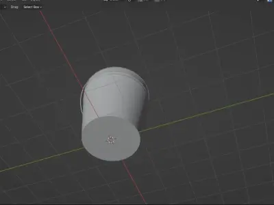 Bucket Low-poly 3D model