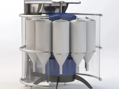 Micro Dosing System 3D model