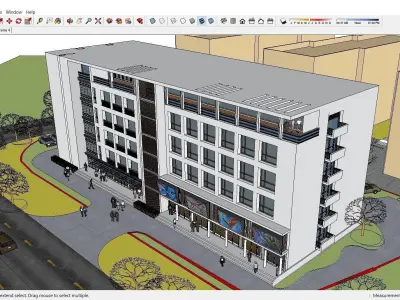 Sketchup Office building 149 3D model