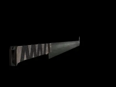 Scimitar LOTR Low-poly 3D model