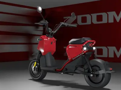 HONDA ZOOMER E Low-poly 3D model