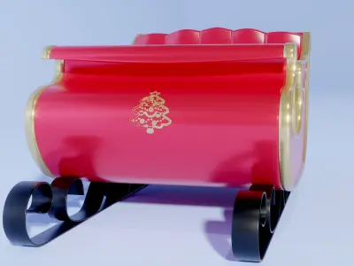Sleigh 3D model get