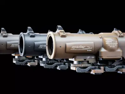 Elcan Scope Low-poly 3D model purchase
