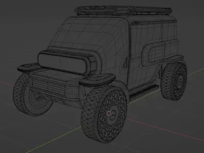 2023 Toyota Baby Lunar Cruiser Concept 3D model