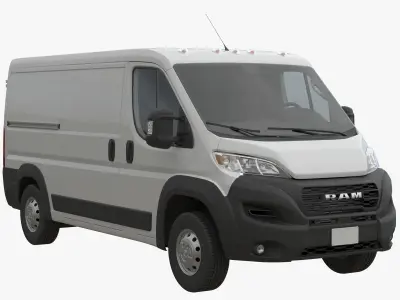 2024 Ram ProMaster 1500 TRADESMAN CARGO VAN LOW ROOF 136 WB  3D model