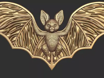 Bat pendent 3D model