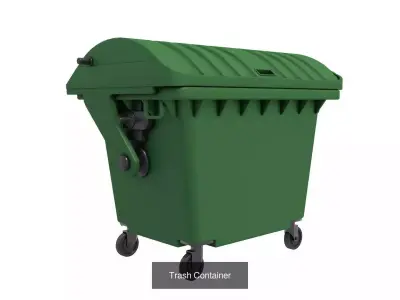 Trash Container collection 3D Model Pack