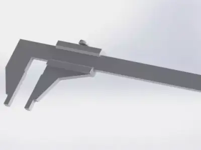 Vernier caliper Free 3D model purchase