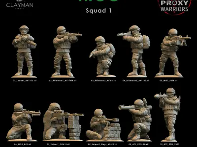 IRGC Squad 1 1 56 scale 3D print model