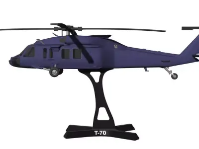 T70 Helicopter 3D print model