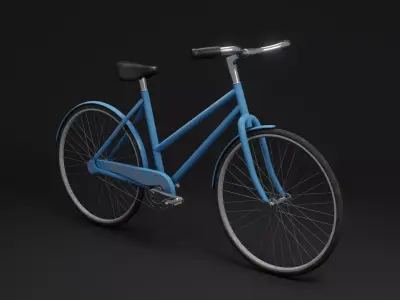 Retro Bike 3D model purchase