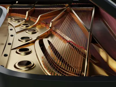 3D Piano Organ 3D model