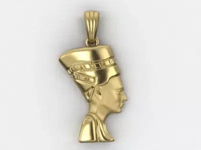 Nefertiti Pendant 3D print model