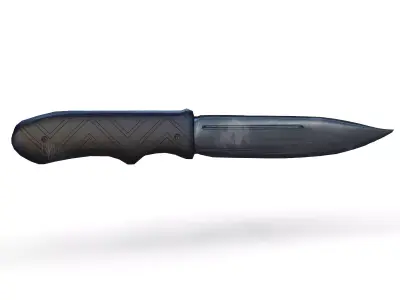 Knife weapon Low-poly 3D model