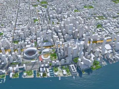 Toronto Downtown Canada 3D model