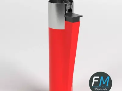 Lighter canister 3D model